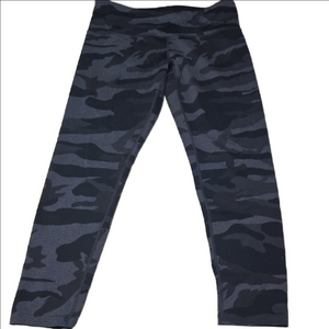 Tuff Athletics Womens Leggings Black and Gray Medium